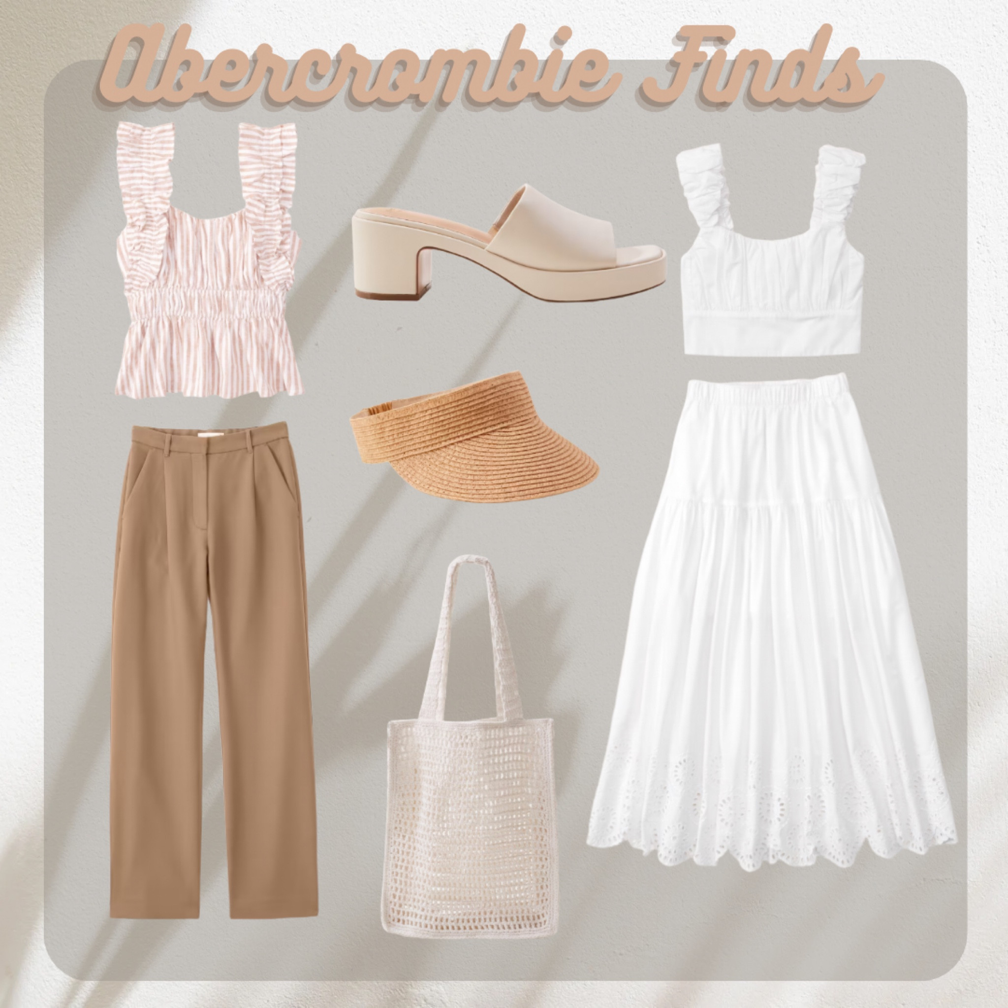Abercrombie Finds!

LTKunder100 / LTKunder50 / LTKworkwear / LTKtravel / LTKitbag / LTKshoecrush / LTKcurves / LTKsalealert / Abercrombie / Abercrombie and Fitch / Abercrombie & Fitch / trousers / wide leg pants / maxi skirt / tank top / blouse / blouses / it bag / it bags / woven bag / kitten heels / straw visor / visor hat / visor / visors / hats / hat / spring styles / spring style / spring outfit ideas / spring outfit idea / spring outfit / spring outfits / summer styles / summer style / summer outfit / summer outfits / cottagecore / cottagecore outfit / cottagecore outfits / sale / sale alert / Abercrombie sale / white maxi skirt / brown trousers / maxi dress / maxi dresses / Abercrombie finds / belt bag / belt bags / spring dress / spring dresses / spring maxi dress / spring maxi dresses 

#LTKFind #LTKSeasonal #LTKstyletip
