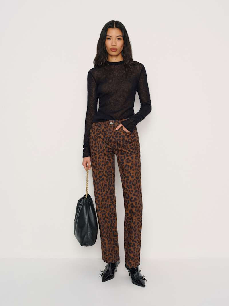 Charlee Low Rise Straight Leg Jeans | Reformation (Global)