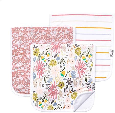 Baby Burp Cloth Large 21''x10'' Size Premium Absorbent Triple Layer 3 Pack Gift Set “Olive” b... | Amazon (US)