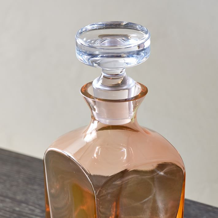 Estelle Colored Glass Decanter | West Elm (US)