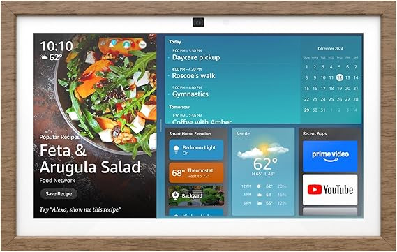 Echo Show 15 Bundle: Includes All-New Echo Show 15 & Made for Amazon Frame | Light Brown | Amazon (US)