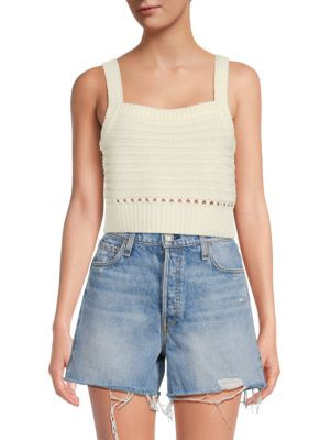 Daisy Knit Crop Top | Saks Fifth Avenue OFF 5TH