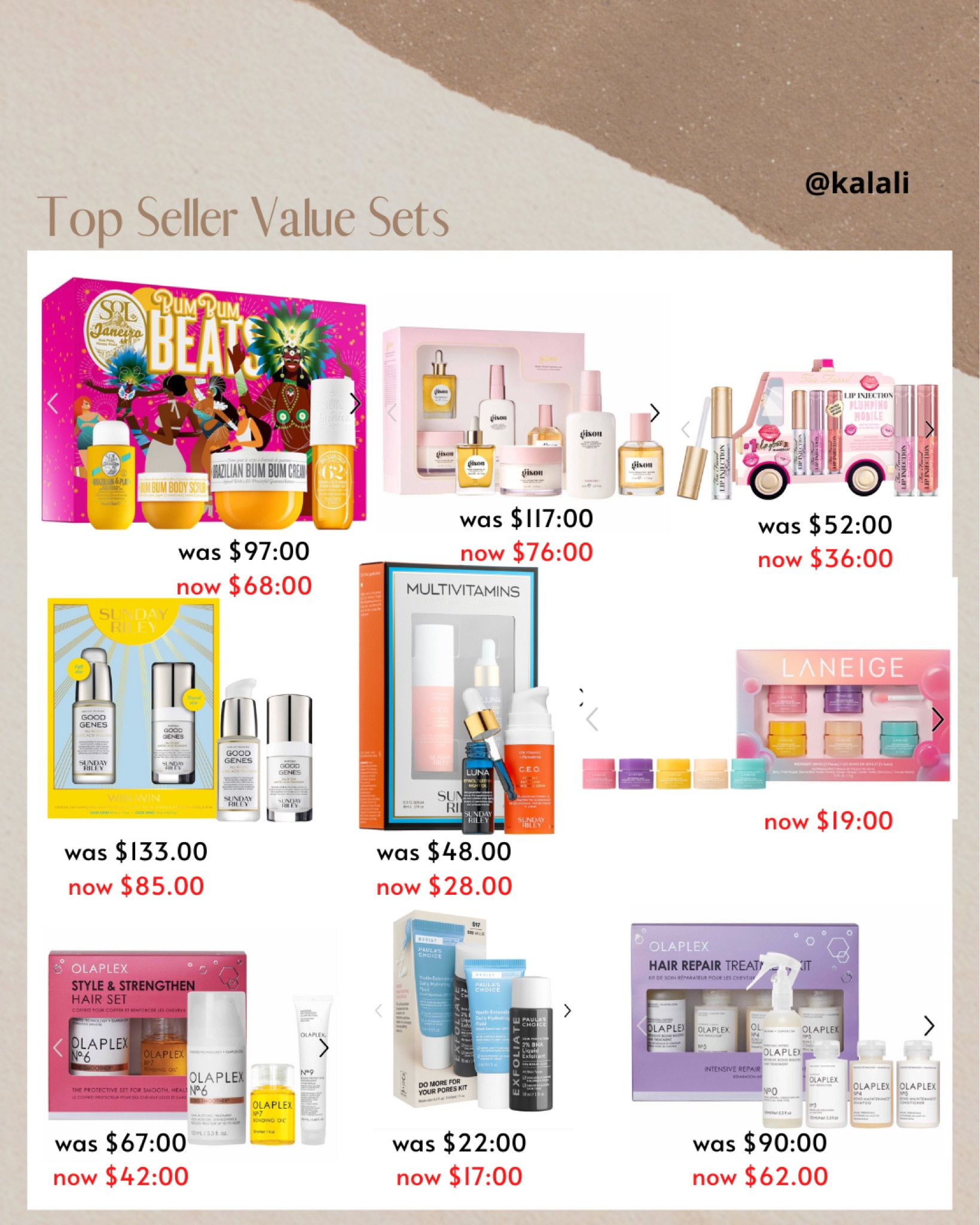 Sephora top seller value sets. Best time to save on these great products. These can also be a nice gift:) 
.
.
.
#sephora
#ulta
#ltksale
#ltkunder50
#ltkunder100 
#deal
#deals
#sale
#bag
#bags
#dhgate
#beauty
#skincare
#fashion
#styletip

#LTKbeauty #LTKunder50 #LTKSeasonal