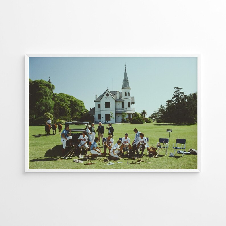 Slim Aarons Polo Gear Print Poster, Vintage Print, Photography Prints, High Society Photo Print, ... | Etsy (US)