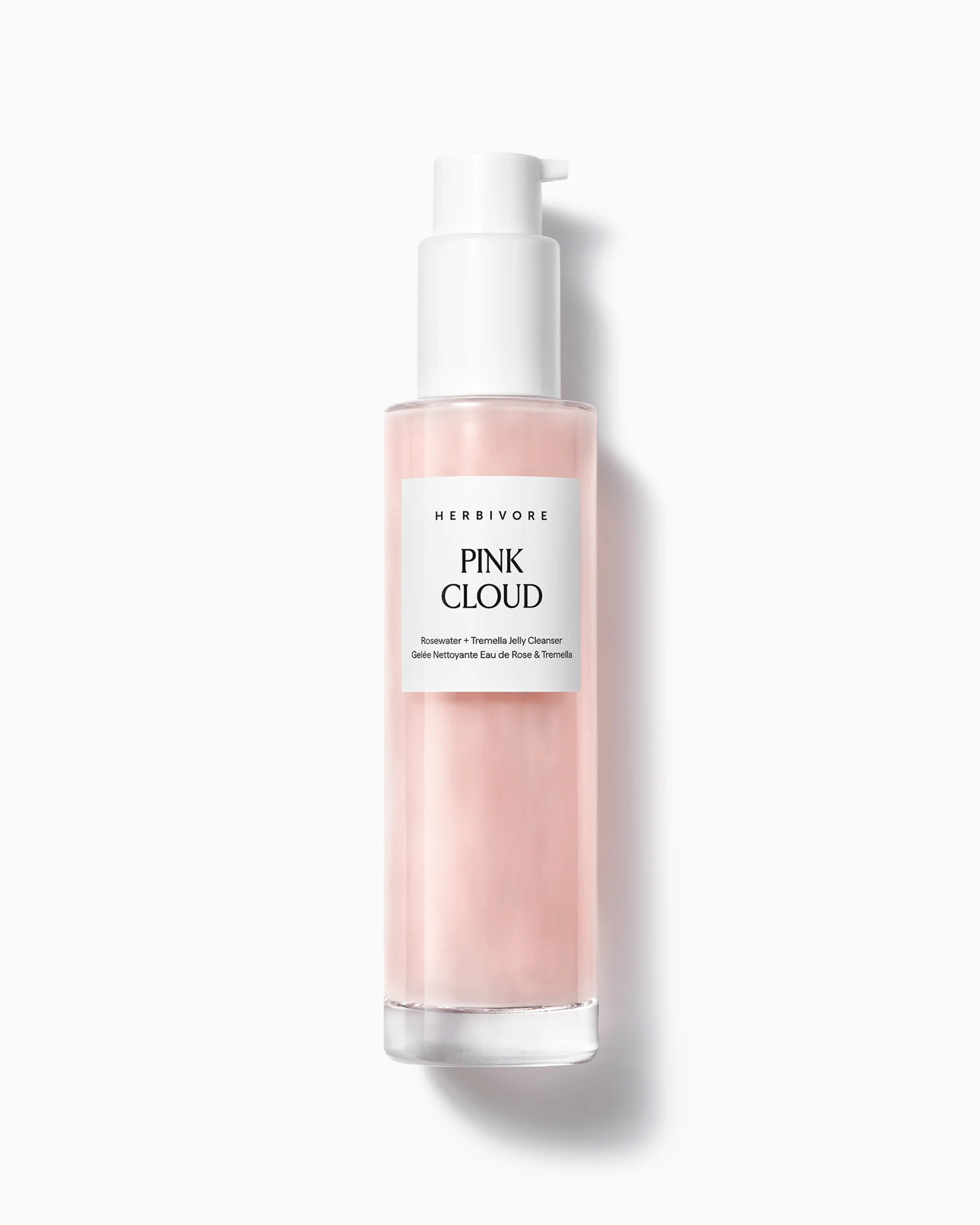 PINK CLOUD Rosewater + Tremella Jelly Facial Cleanser | Herbivore