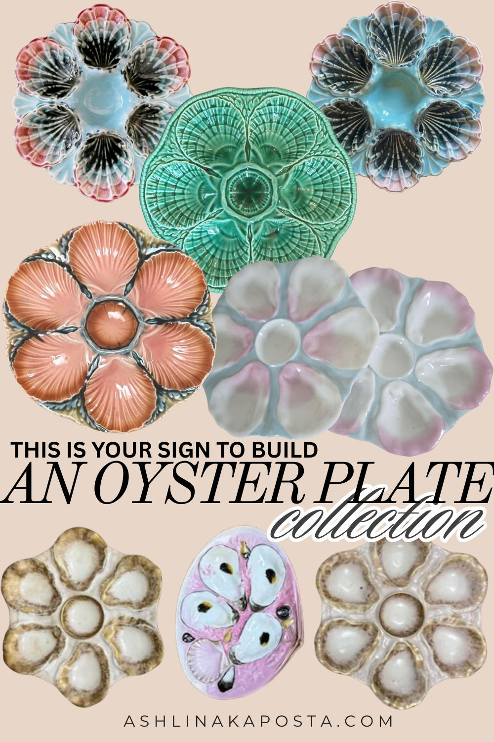 This is your sign to build an antique oyster plate collection #chic #vintage 

 #LTKHome