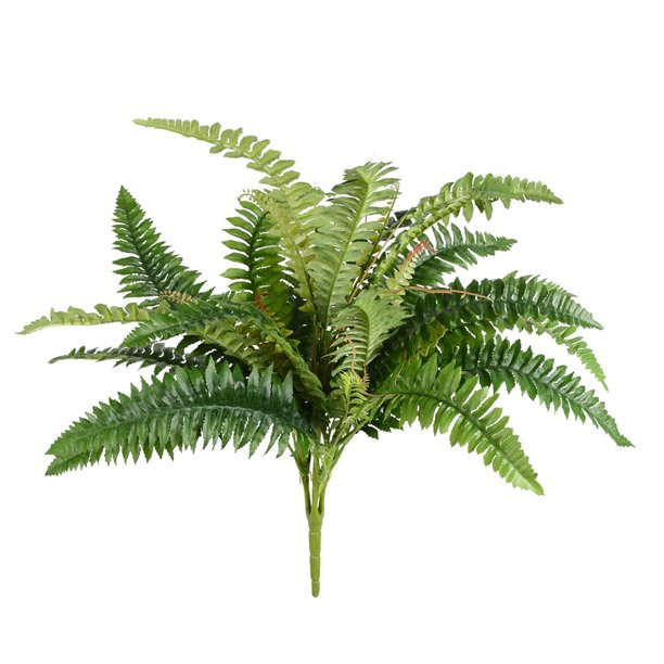 Vickerman 19" Green Fern Bush x 31 Leaves 3/Pk - FA188701 | Walmart (US)