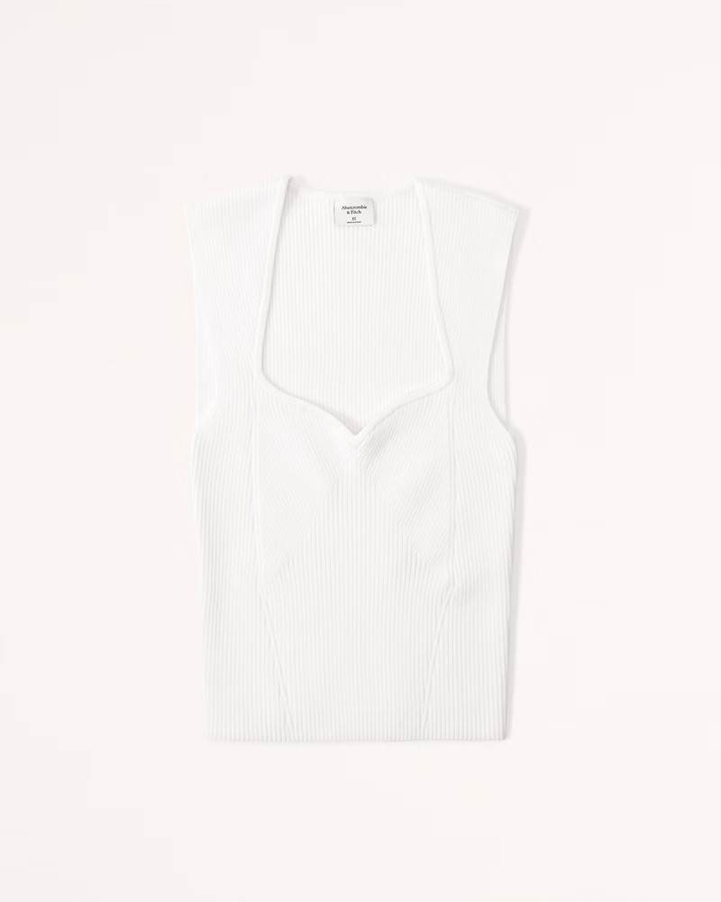 Portrait Sweetheart Sweater Tank | Abercrombie & Fitch (US)