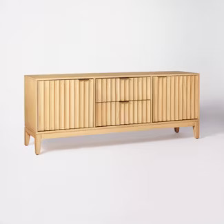 Thousand Oaks Wood Scalloped TV Stand for TVs up to 60" - Threshold™ designed with Studio McGee | Target