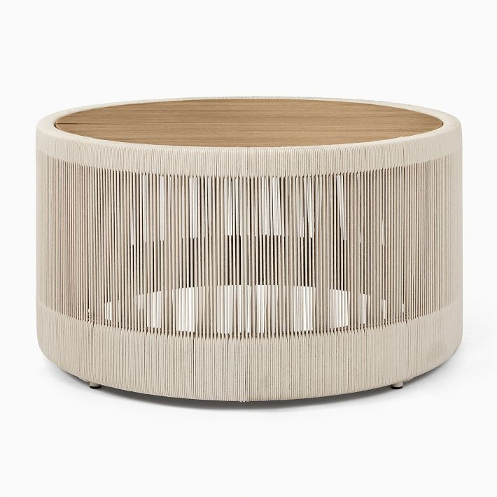 Porto Outdoor Round Coffee Table (32"–44") | West Elm (US)