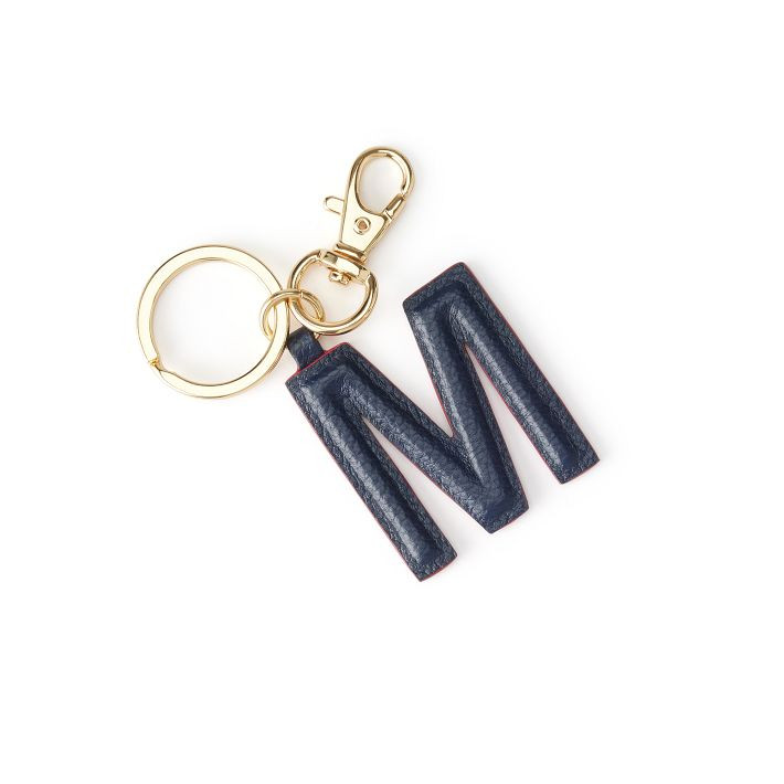 Mark &amp; Graham x Pencil &amp; Paper Co. Leather Initial Keychain | Mark and Graham