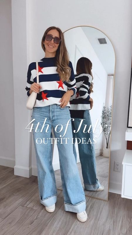 4th of July outfit Idea
Love how chic and comfortable those are. Everything runs true to size I am wearing a size small. Independence Day outfits. White blue and redd

#LTKSeasonal #LTKStyleTip #LTKVideo