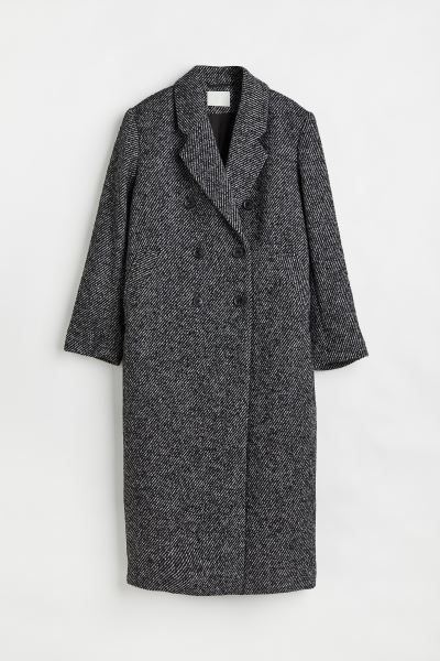 Double-breasted Wool-blend Coat | H&M (US)