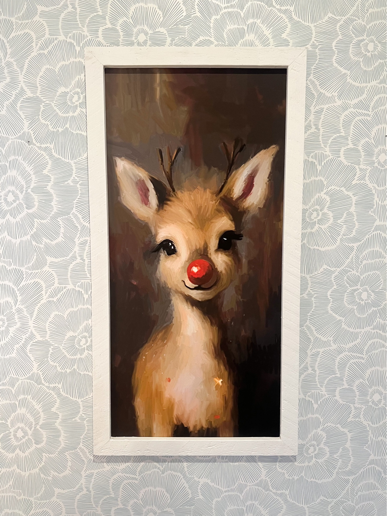The most darling reindeer art from Etsy! The frame is wood. Available in multiple sizes and frame colors  

#LTKHome #LTKHoliday #LTKSeasonal
