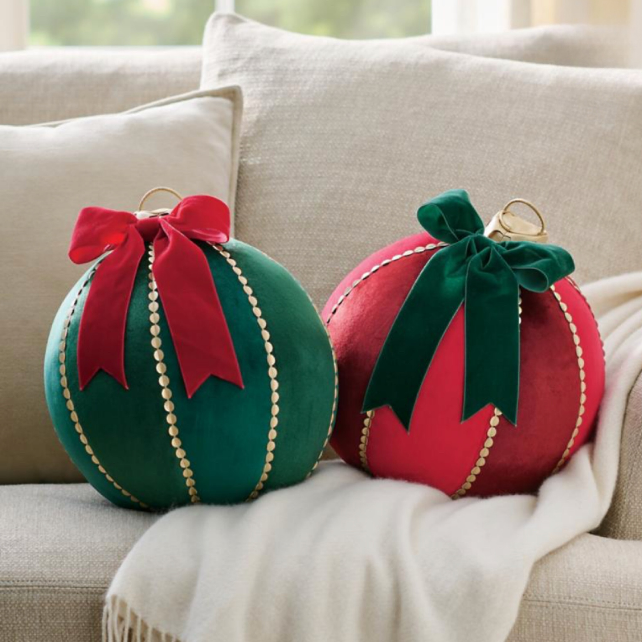 Lux Ornament Pillows
♥️

#LTKHoliday #LTKHolidaySale #LTKSeasonal