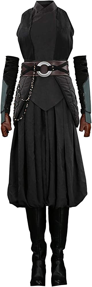 Womens Ahsoka Tano Costume Halloween Mandalorian Jedi Cosplay Outfit for Adult | Amazon (US)