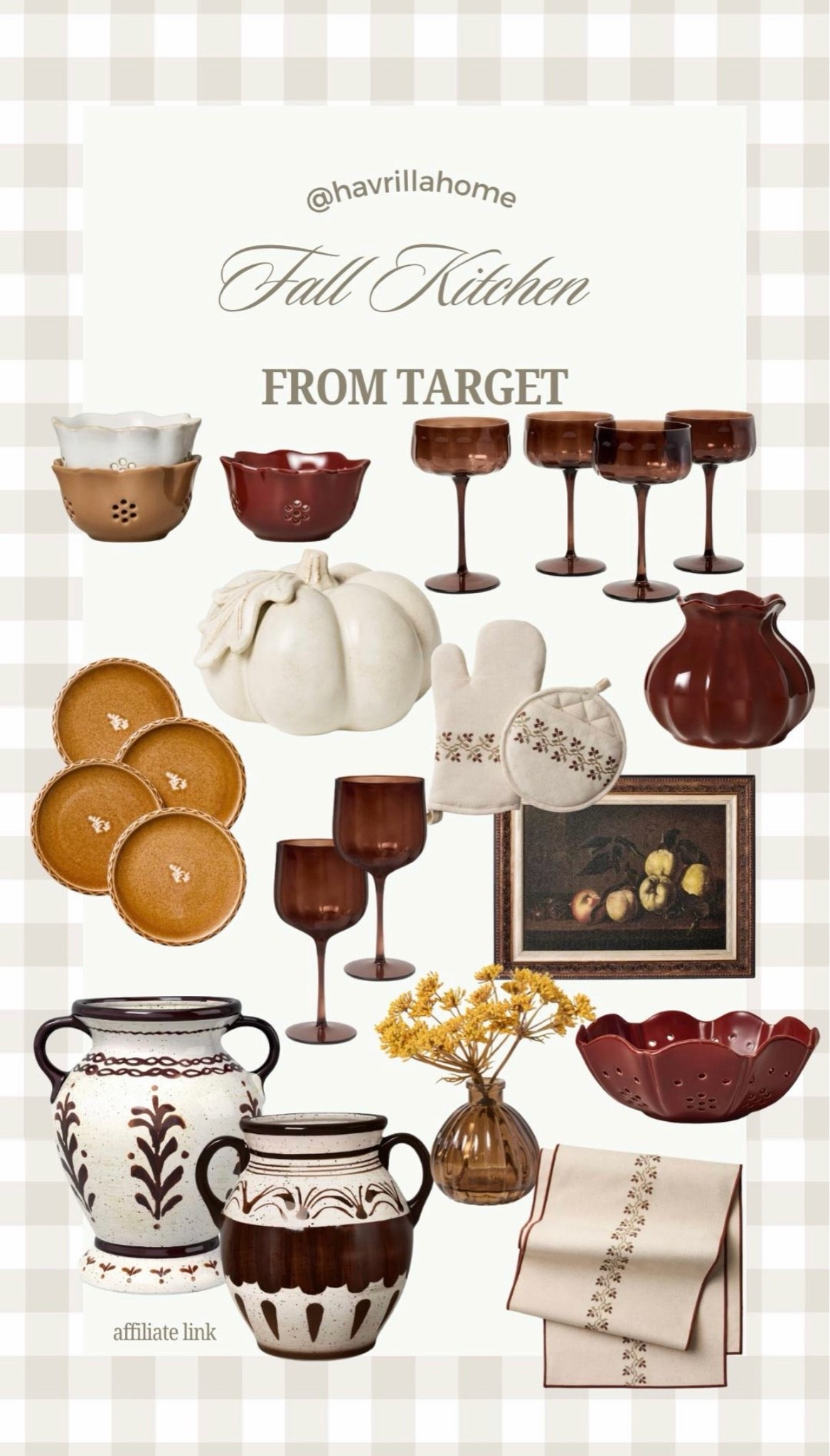 Fall kitchen decor, Target fall decor, Target home finds, fall kitchen finds, autumn kitchen decor, fall kitchen accessories, neutral fall kitchen, brown glassware, amber glassware, fall dinnerware, autumn tableware, fall serving bowls, ceramic pumpkins, fall kitchen styling, cozy kitchen decor, fall home finds, Target kitchen finds, affordable fall decor, seasonal kitchen decor, fall entertaining essentials, autumn home decor, cottage fall decor, traditional fall decor

#LTKSeasonal #LTKHome

Comment SHOP below to receive a DM with the link to this post on my LTK ⬇ https://liketk.it/6kEmM

#LTKSeasonal #LTKSaleAlert #LTKHome