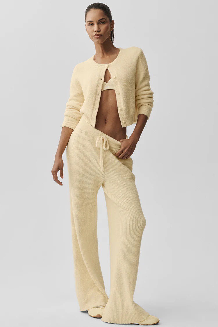 Snuggle Up Sweater High-Waist Wide Leg Pant | Alo Yoga (US)