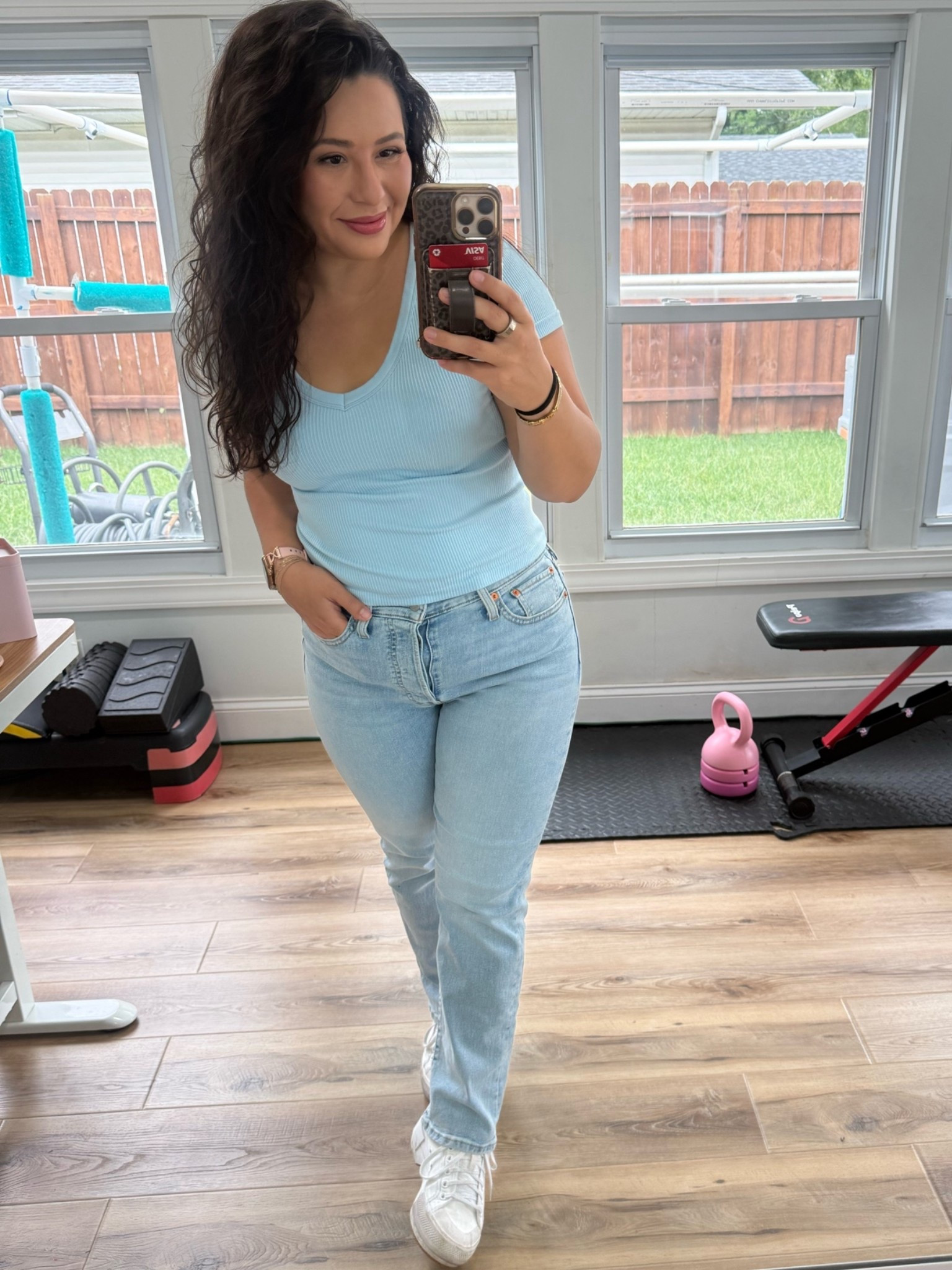 My favorite jeans of all time! And these high top sneakers are sooo comfortable and look great with jeans! jeans are petite friendly!

#LTKmomlife #LTKMidsize #LTKPetite