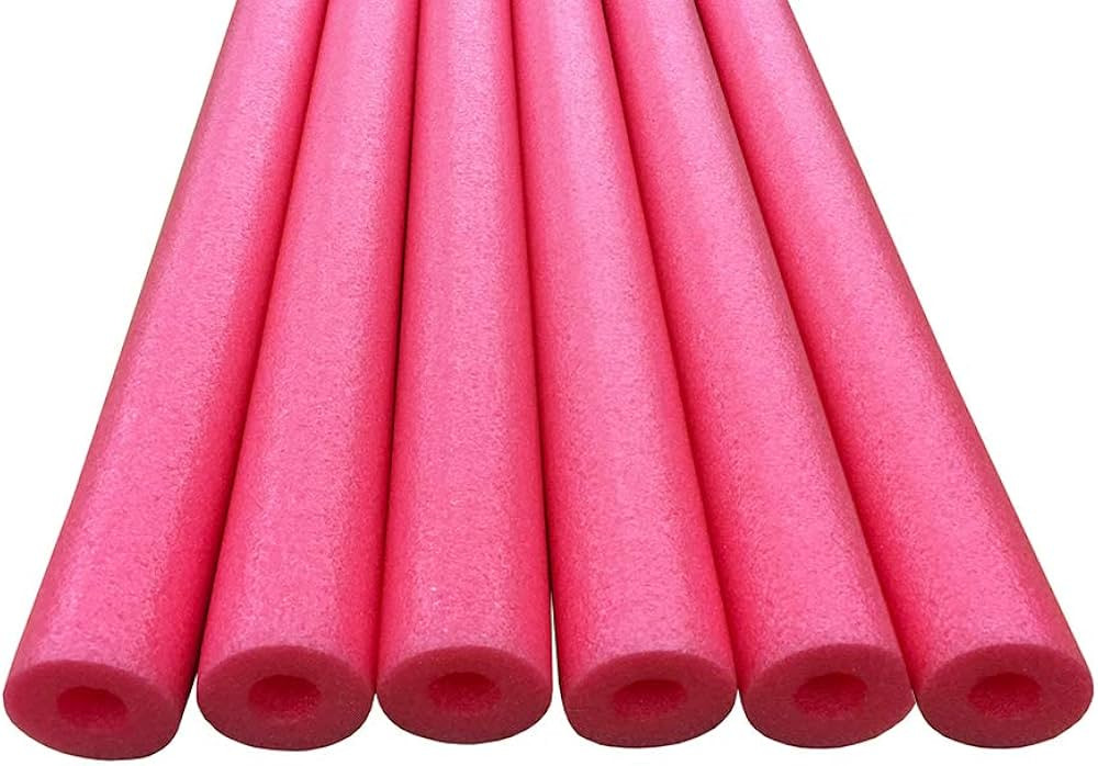 Oodles of Noodles Deluxe Foam Pool Swim Noodles - 6 Pack | Amazon (US)