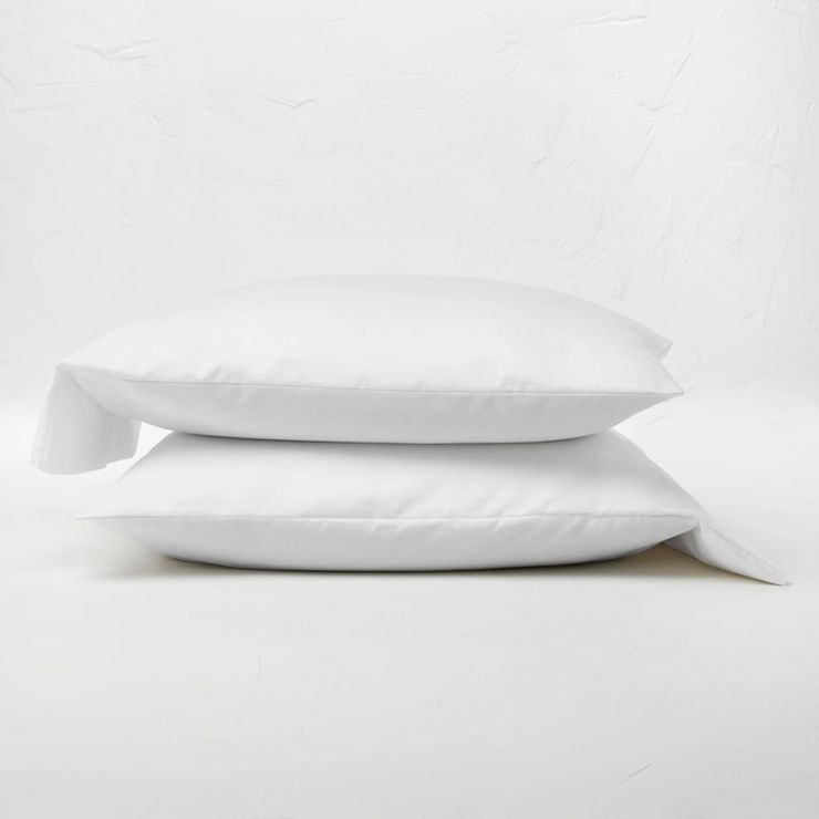 500 Thread Count Washed Supima Sateen Solid Pillowcase Set - Casaluna™ | Target