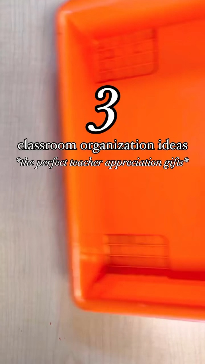 Looking to show some love during #NationalTeacherAppreciationWeek? Treat the teachers in your life to some organization products for the classroom!