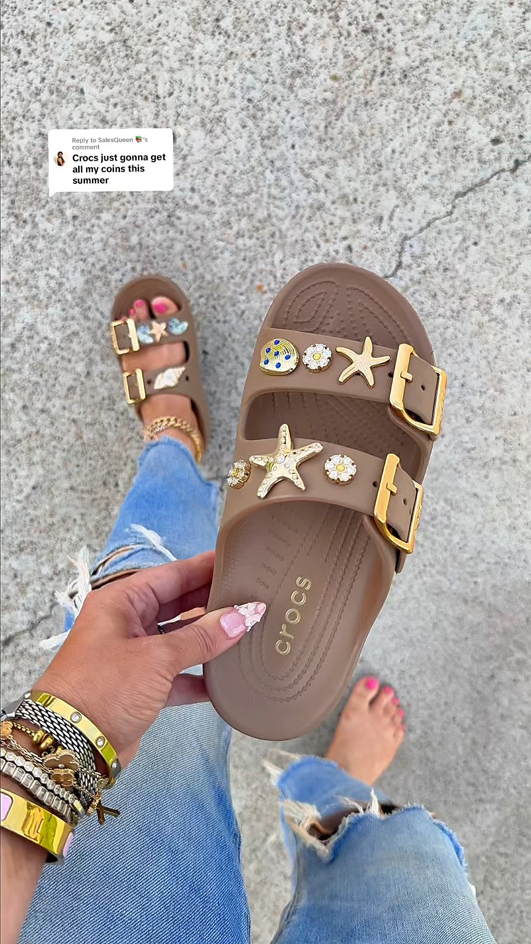 Replying to @SalesQueen 📚 crocs Saturday sandals are back! #crocs #crocssandals #crocssaturdaysandals #summersandals #ad @Crocs  

 #LTKootd #LTKWorkwear #LTKTravel