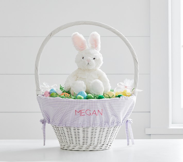 Gingham Easter Basket Liners | Pottery Barn Kids