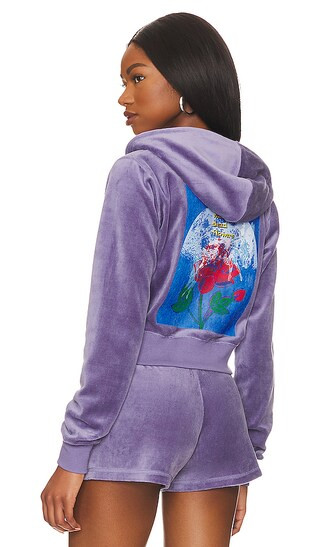 Let It Grow Zip-up Hoodie in Purple | Revolve Clothing (Global)