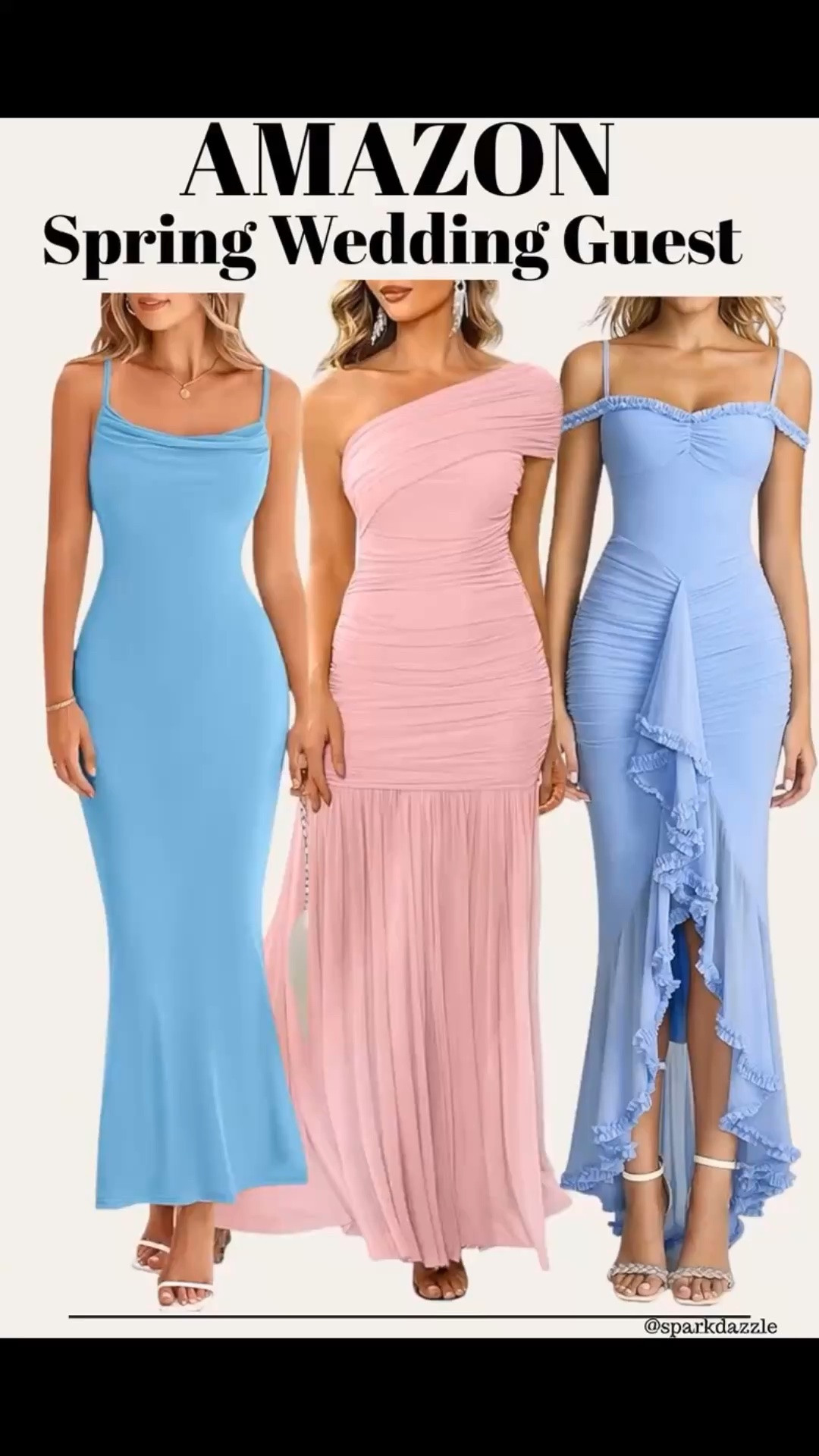 Summer Wedding Guest Dress (French Riviera Garden Wedding Vibes) This dreamy pastel floral halter dress is the definition of effortless elegance for a summer wedding. Inspired by a romantic garden wedding in Nice, France, this look blends soft feminine details with elevated resort-style fashion. The flowy silhouette drapes beautifully, creating movement with every step, while the delicate mix of soft blues, blush tones, and airy florals gives it that fresh, polished look that photographs perfectly in natural light. It’s the kind of dress that instantly makes you feel put together without trying too hard—perfect for outdoor ceremonies, vineyard weddings, coastal receptions, and sunset dinners by the water. Whether you're heading to a destination wedding, a summer vacation, or a dreamy resort getaway, this dress checks every box. The halter neckline adds a modern, flattering touch, while the lightweight fabric keeps you cool and comfortable even on warm days. Pair it with neutral heels, a minimal handbag, and soft waves for that effortless “I just stepped out of a European vacation” vibe. If you’ve been searching for the perfect summer wedding guest dress, something you can also wear on a summer trip or vacation dinner, this piece is incredibly versatile. It transitions seamlessly from daytime elegance to evening sophistication, making it a must-have staple for your summer wardrobe. Think: resort dinners, beachside cocktails, garden parties, and chic travel moments—all in one outfit. #summerweddingguestdress #weddingguestoutfit #floraldress #amazonfashion #amazonfinds #summerstyle #elegantstyle #resortwear #femininefashion #weddingstyle #outfitinspo #chicstyle #vacationoutfits #gardenwedding #frenchriviera #softgirlstyle #classyoutfits #summervacation #summertrip #resortstyle #resortfashion #destinationwedding #beachweddingguest #vacationstyle #europeanstyle #effortlessstyle #neutralstyle #romanticstyle #summerlooks #ootdideas #summerinspo #traveloutfits #coastalstyle #luxurystyle #summerwardrobe #styleinspo #fashioninspo #outfitideas #summerdress