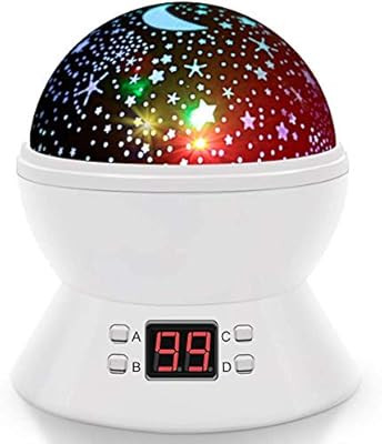 DSTANA Star Projector Night Lights for Kids with Timer, Room Lights for Kids Bedroom, Gifts for 1... | Amazon (US)