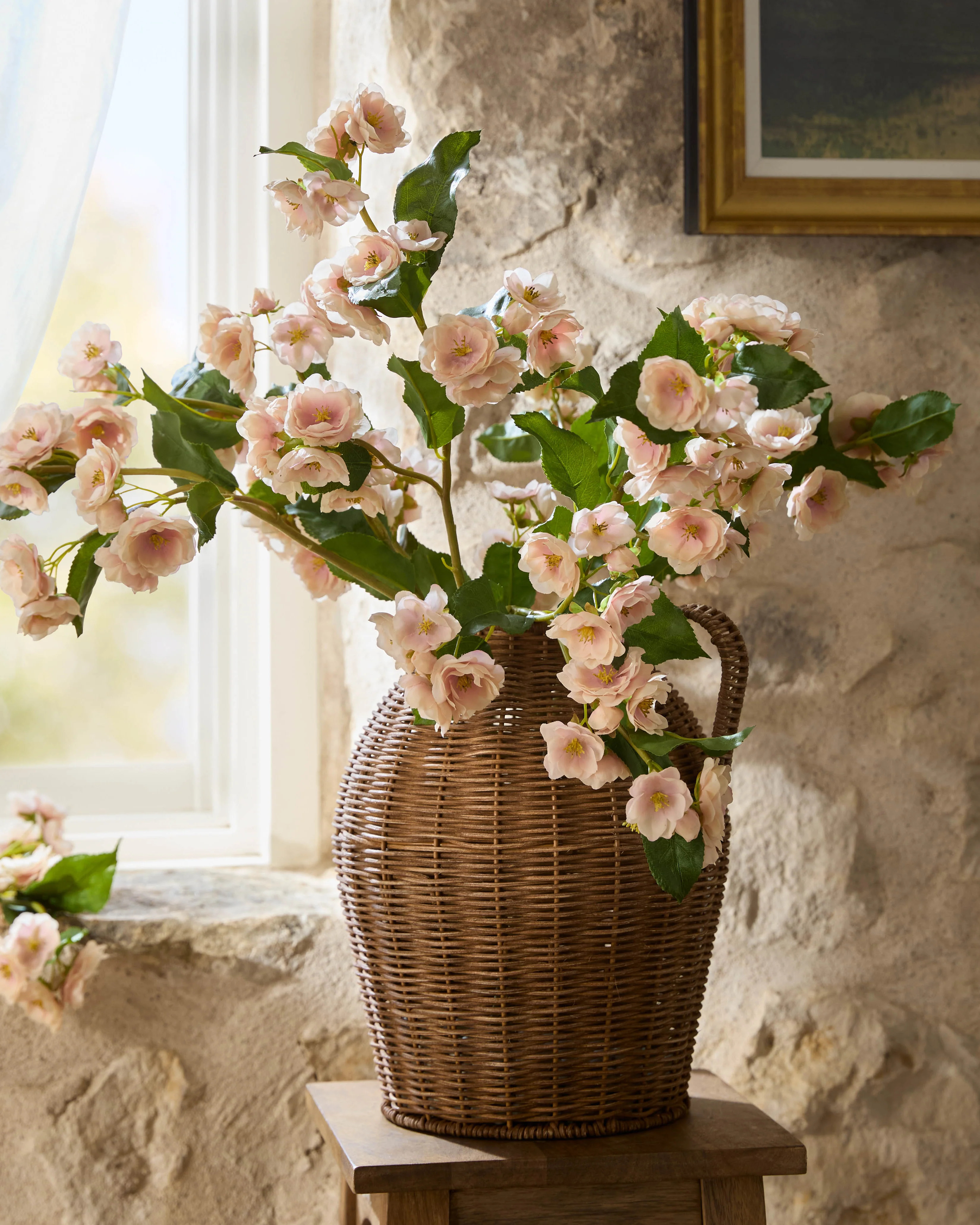 Blake Woven Rattan Jug Vase