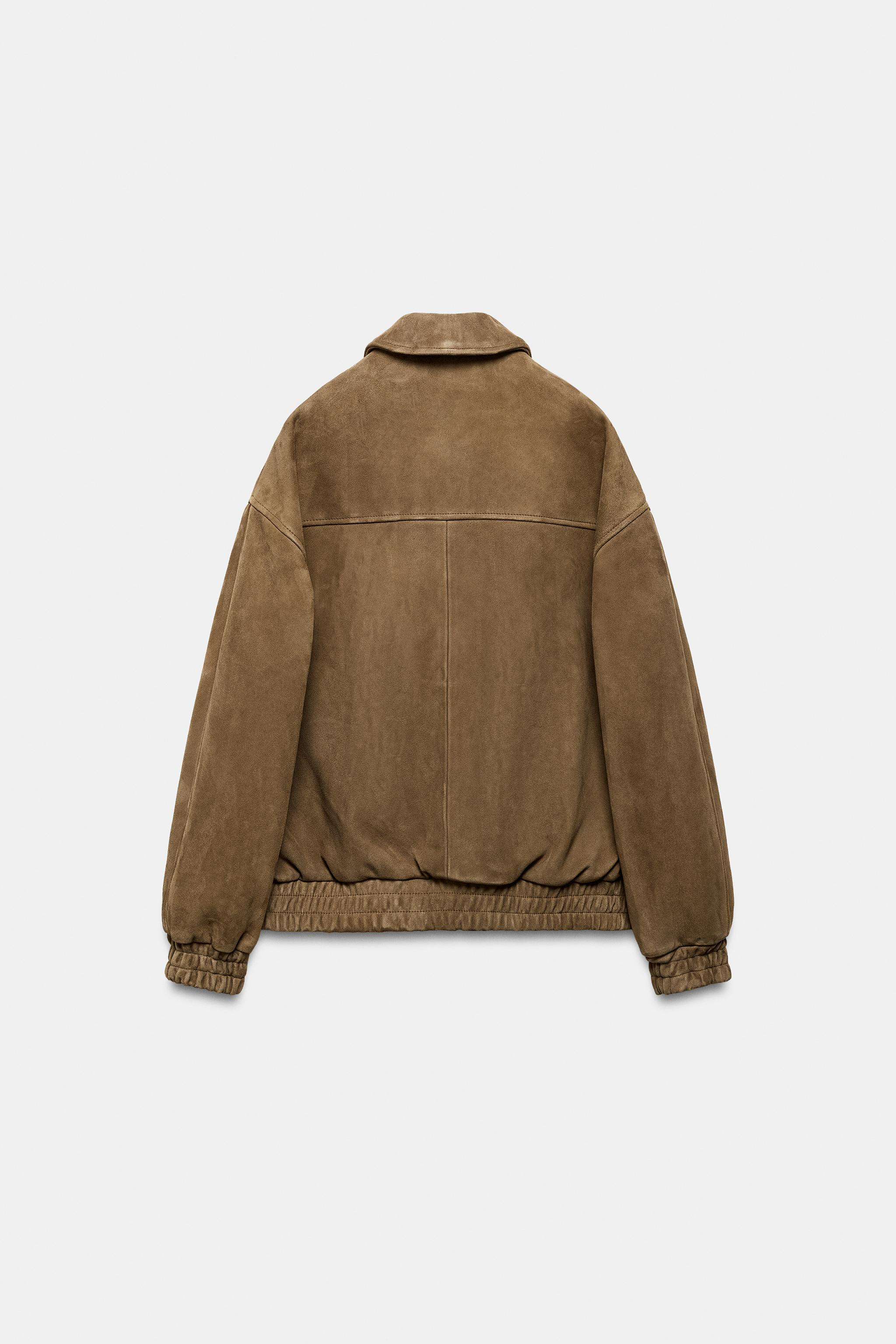 OVERSIZE SUEDE LEATHER JACKET ZW COLLECTION LIMITED EDITION | Zara UK