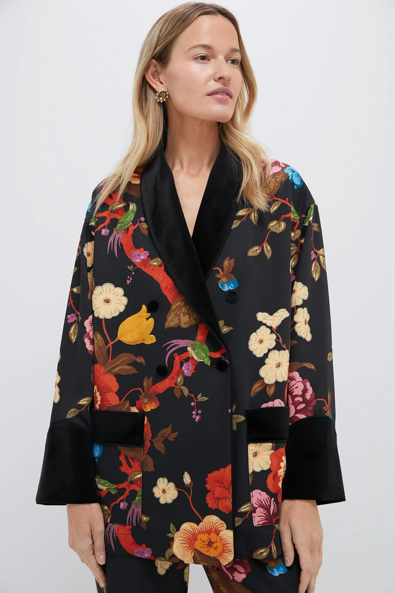 Baroque Floral Smoking Jacket | Tuckernuck (US)