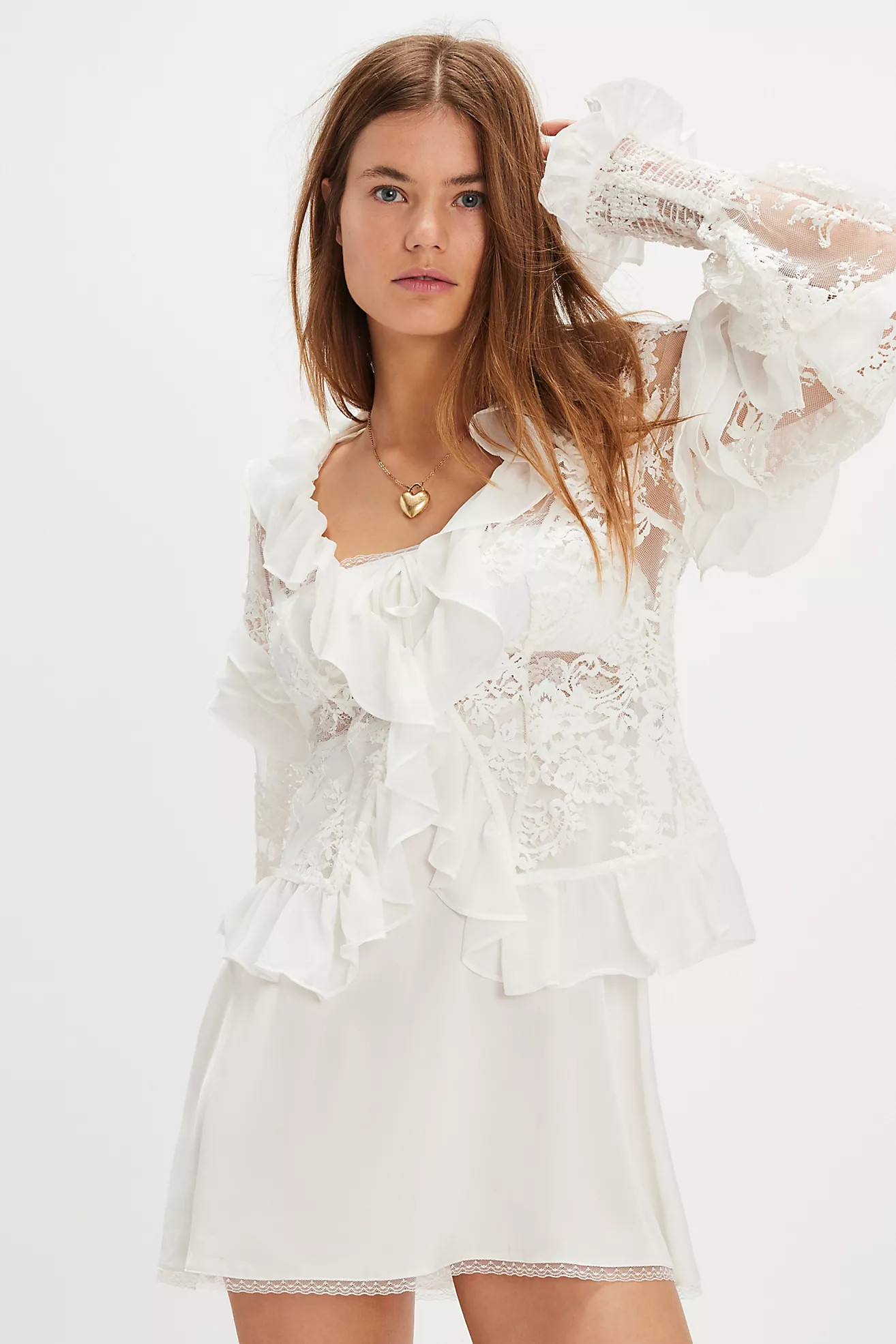 For Love & Lemons Holiday Lace Blouse | Free People (Global - UK&FR Excluded)