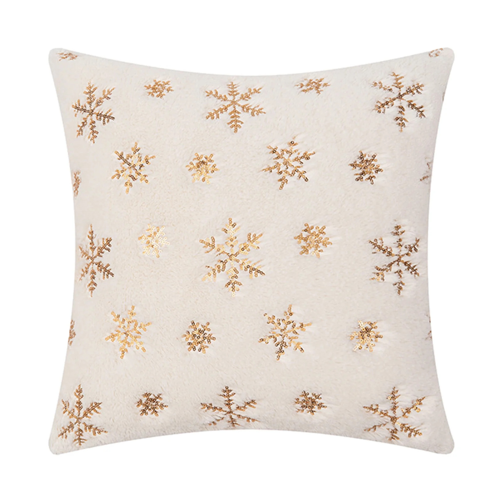 WRKEKC Pillow Christmas Snowflake Pillow Set Sequins Embroidery Cushion Room Living Room Sofa Cus... | Walmart (US)