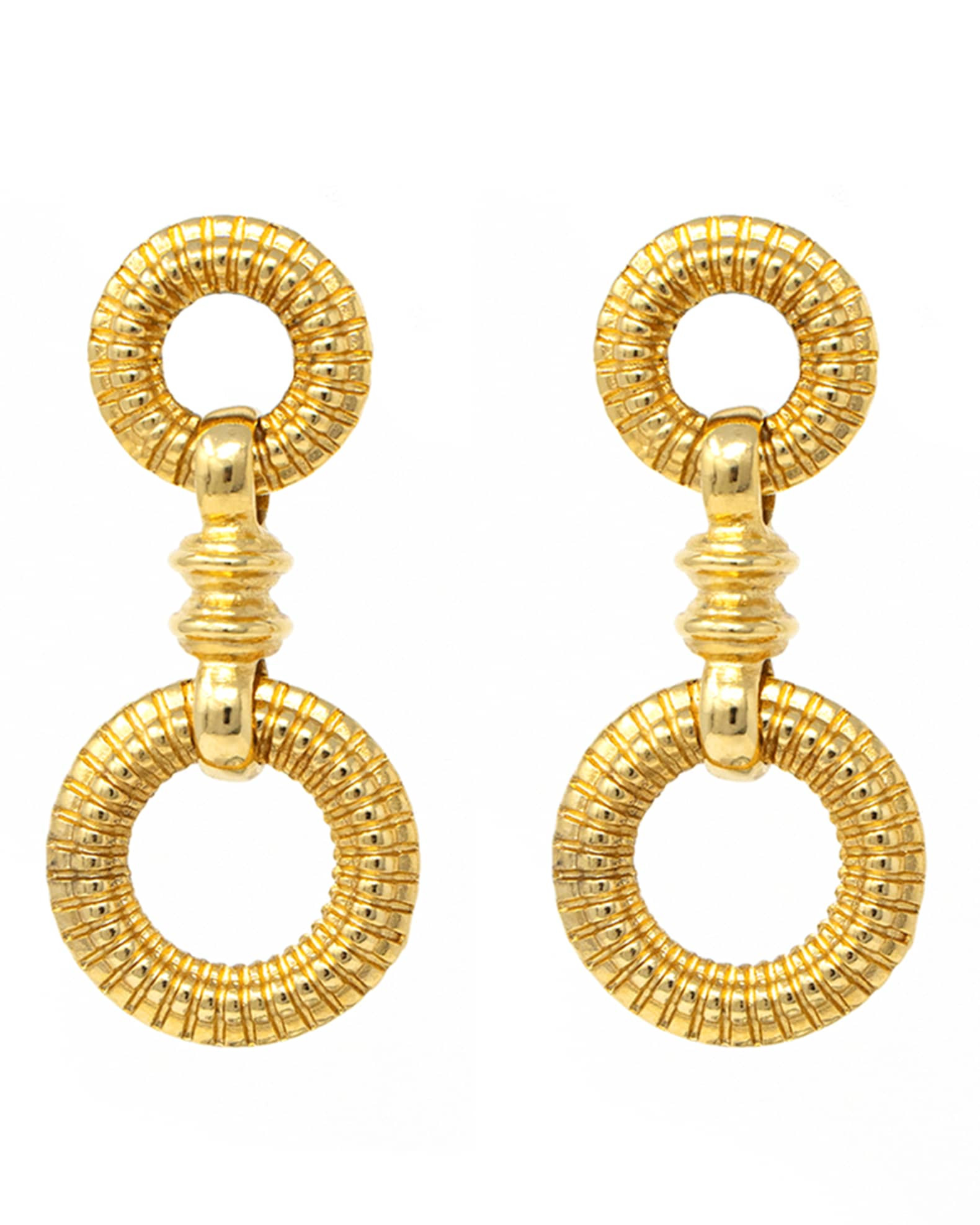 Ben-Amun Textured Drop Earrings | Neiman Marcus