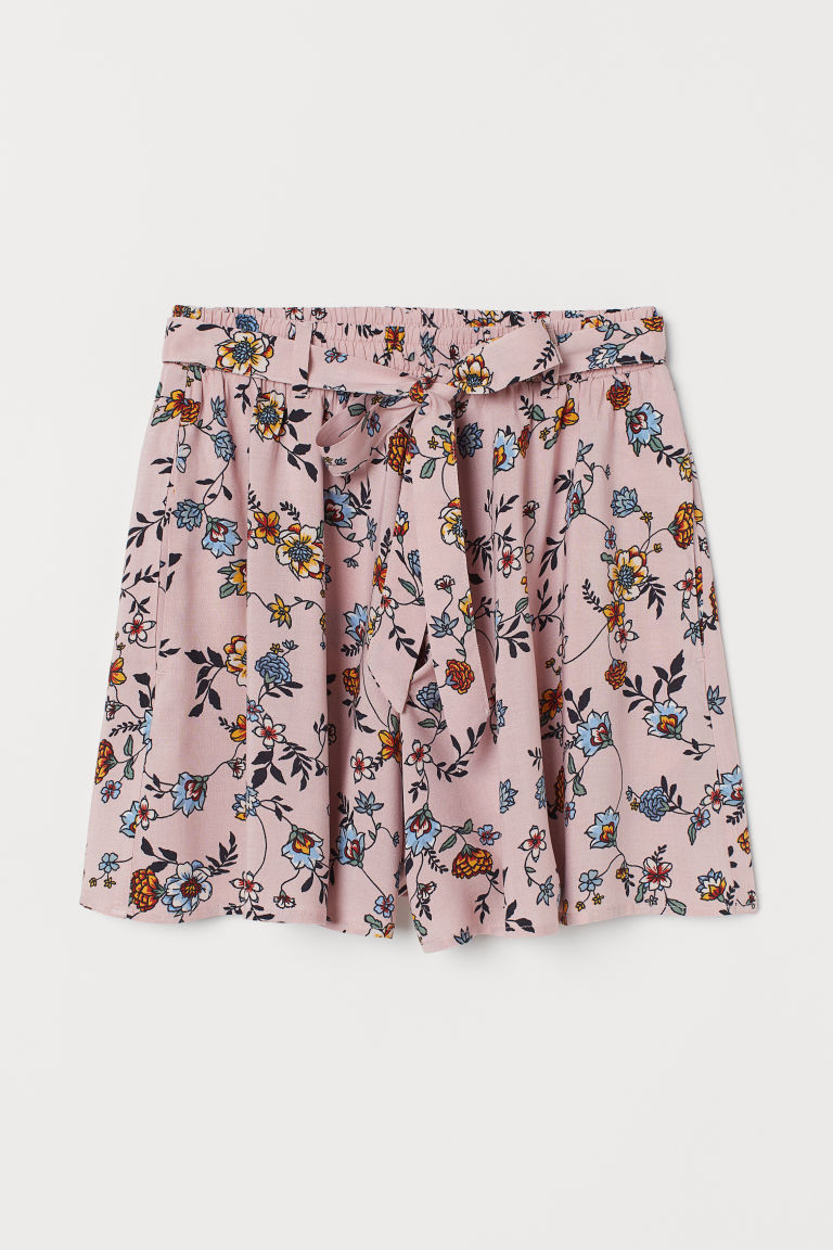 H & M - Patterned Shorts - Pink | H&M (US + CA)