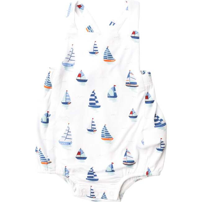 Nautical Boats Retro Sunsuit | Maisonette