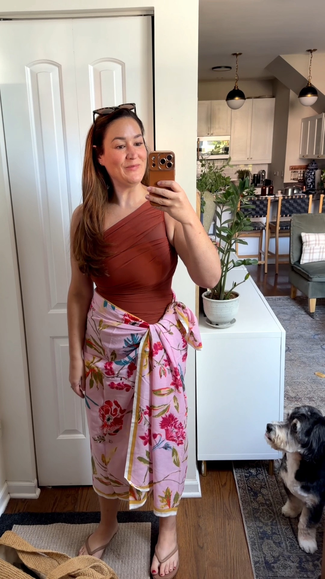 One of my favorite one piece swimsuits, great for long torsos!

One shoulder rust swimsuit- 12
Cotton sarong- large

#LTKMidsize #LTKTravel #LTKSwim