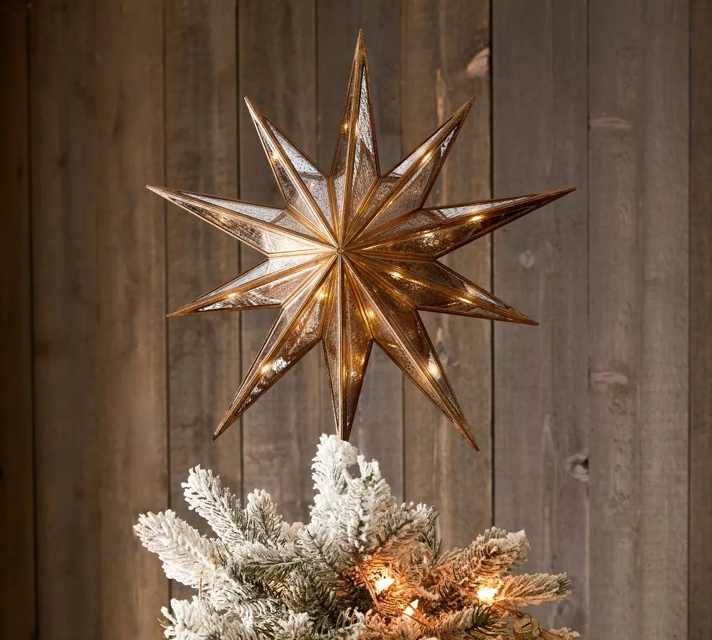 Gilded Iron Bird Tree Topper curated on LTK