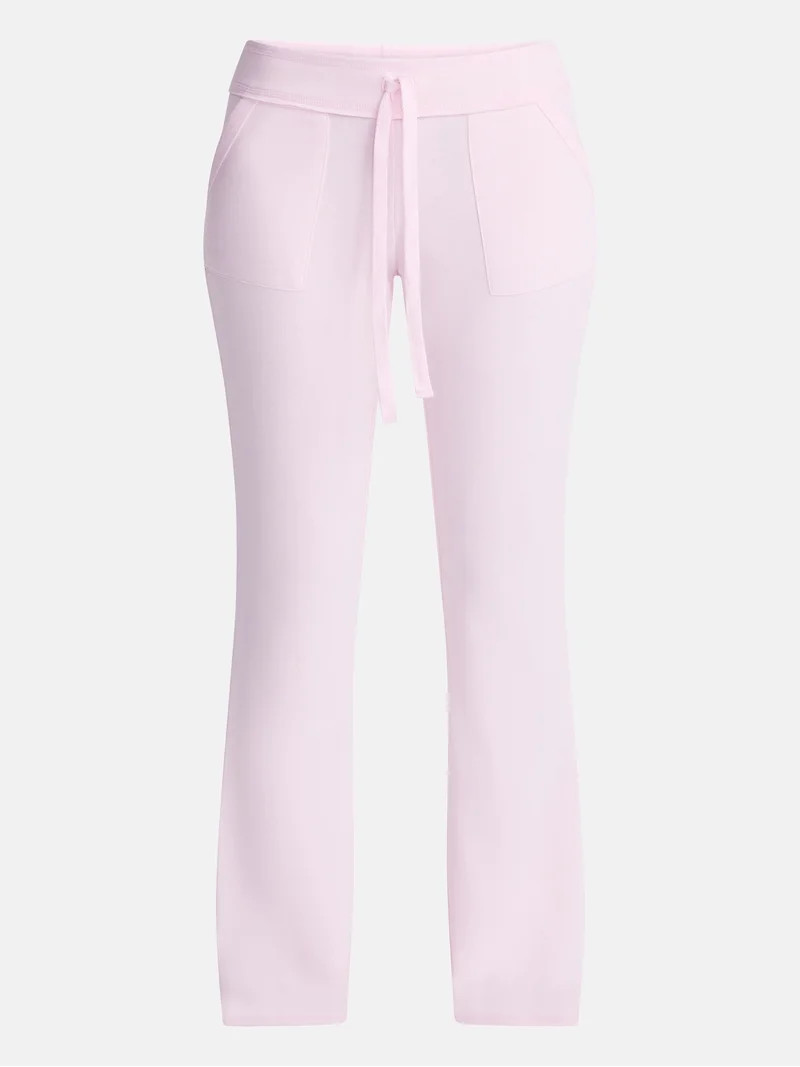 No Boundaries Flare Leg French Terry Pant, Women's Sizes XXS-XXL | Walmart (US)