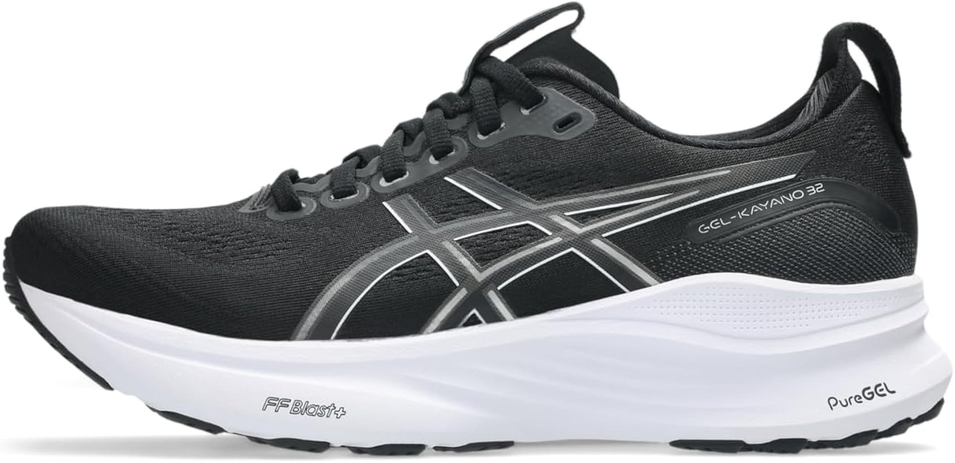 Amazon.com | ASICS Women's Gel-Kayano 32 Running Shoes, 9, Black/White | Volleyball | Amazon (US)