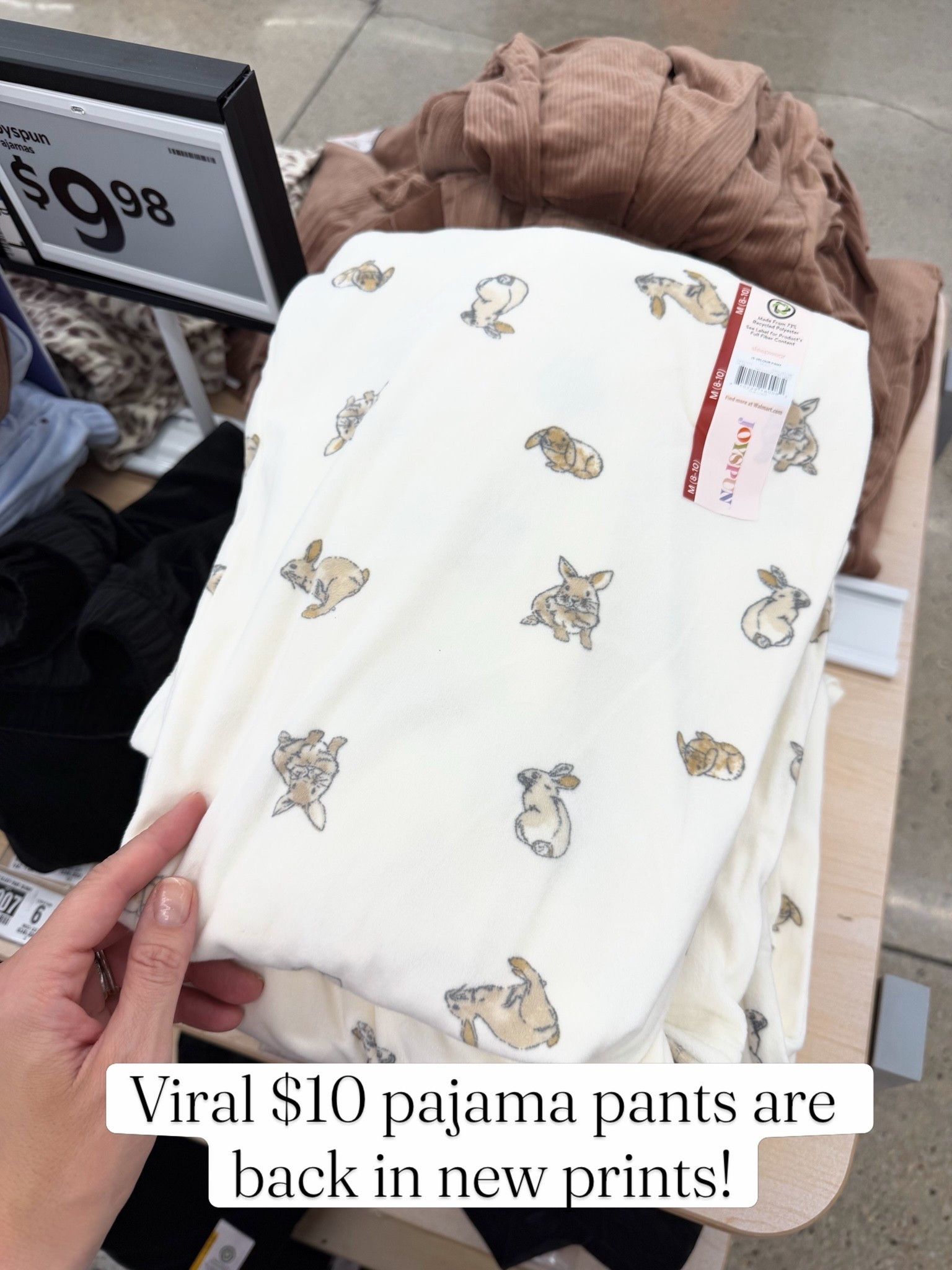 Velour pajama pants are back in new solids and prints! I stay tts with the small. #walmartfashion