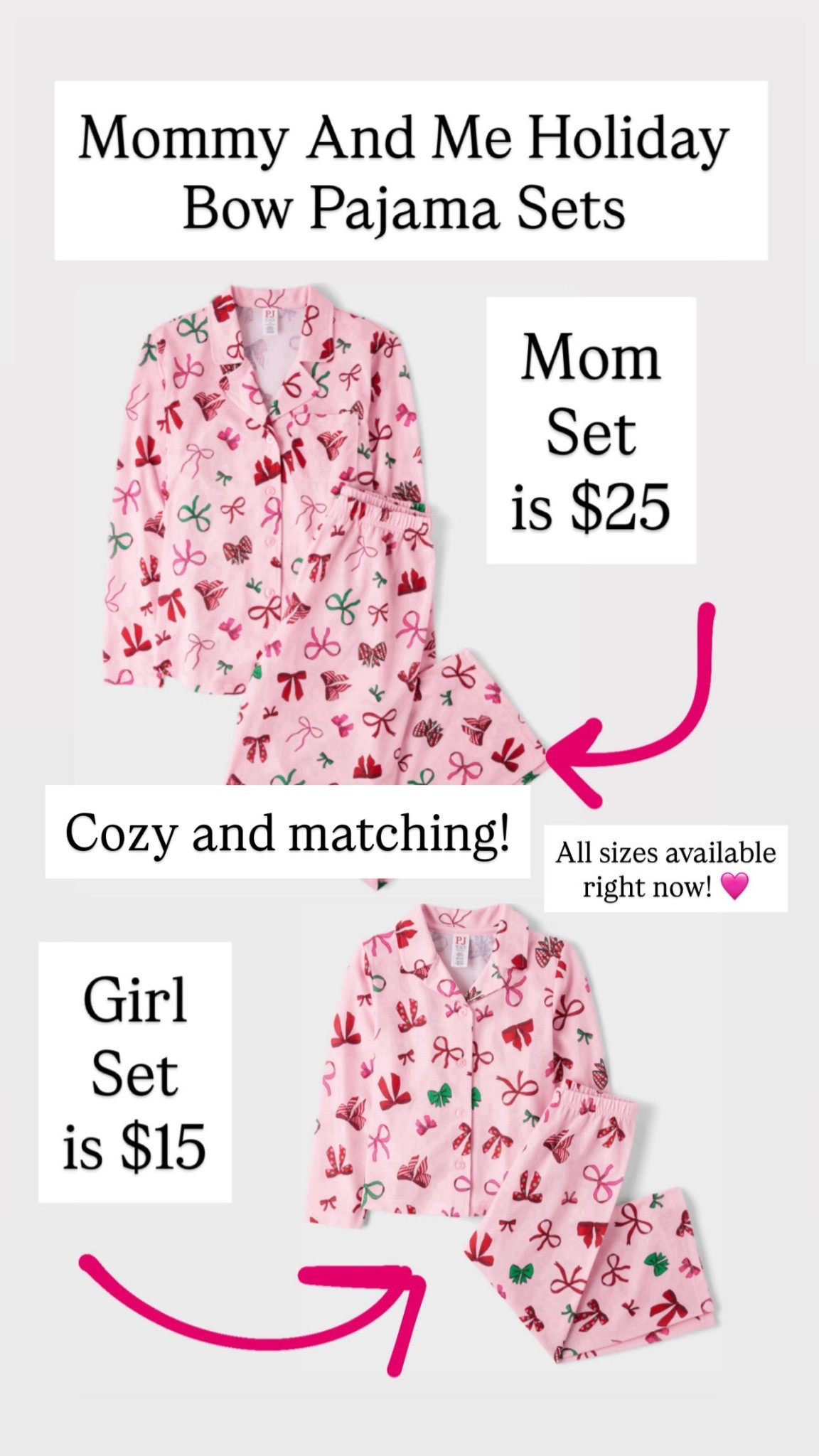 Mommy and Me matching pajamas 

#LTKKids #LTKStyleTip #LTKHoliday