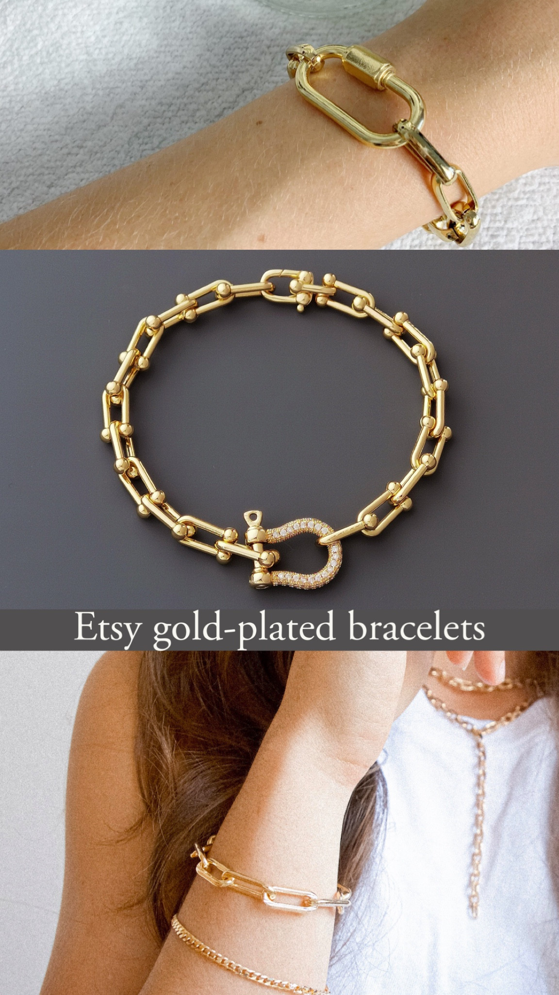 After wearing a necklace on my wrist, I just had to get a bracelet or three. Because I need to test out possible gifts. Yes, that’s why  

#LTKGiftGuide #LTKCyberWeek #LTKfindsunder50