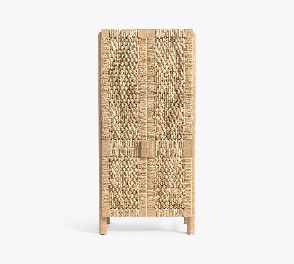 Bolinas Woven Armoire (36") | Pottery Barn (US)