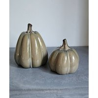 Ceramic Pumpkin Ornament Autumn Halloween Winter Home Decor Country Rustic Nordic Homeware Scandinavian Hygge Decorative Accessories | Etsy (US)