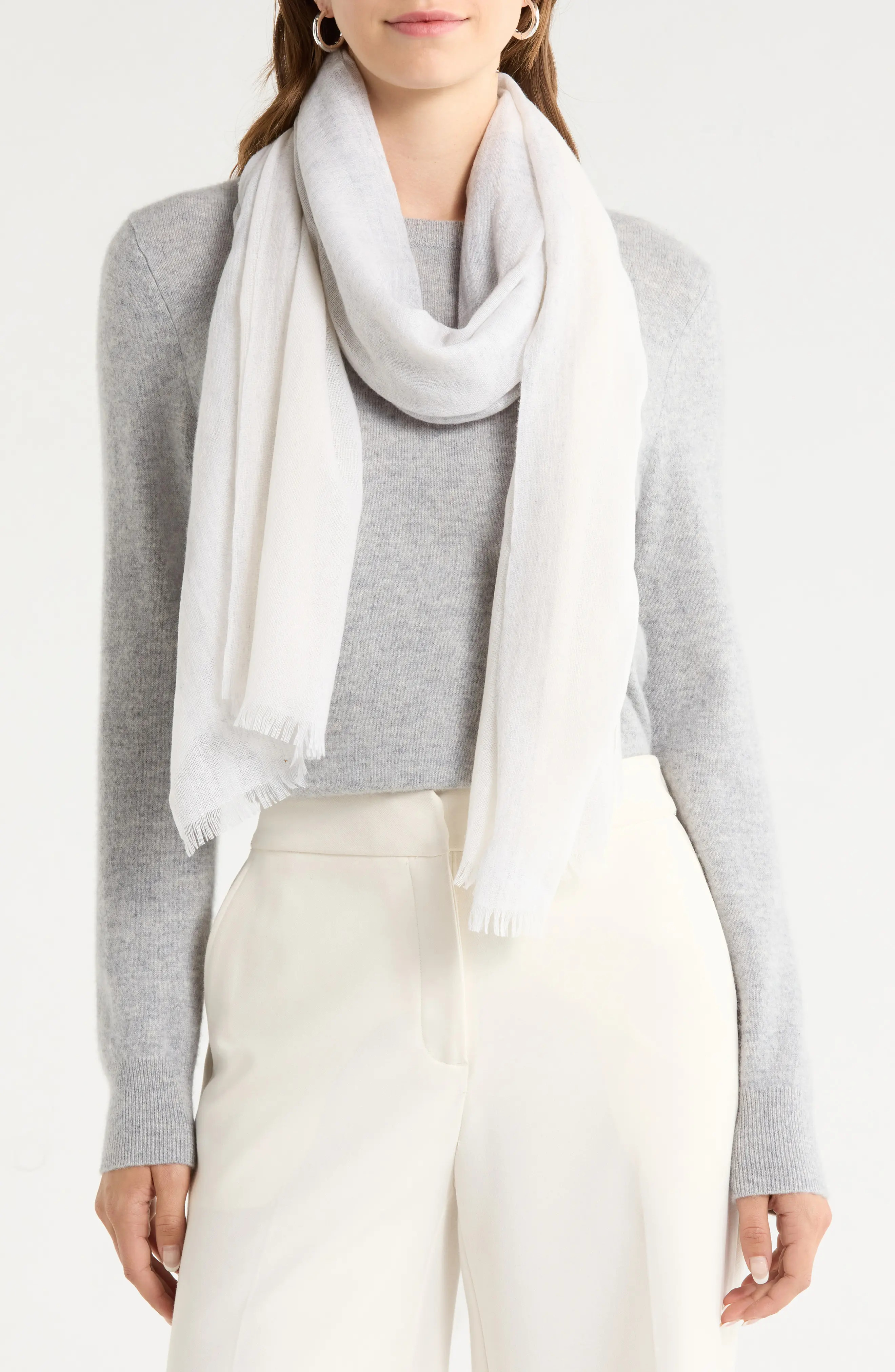 Checker Cashmere Scarf (Women) | Nordstrom | Nordstrom
