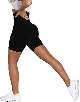 Peeli Seamless Yoga Shorts High Waist Tummy Control Workout Shorts for Women Gym Running Athletic... | Amazon (US)